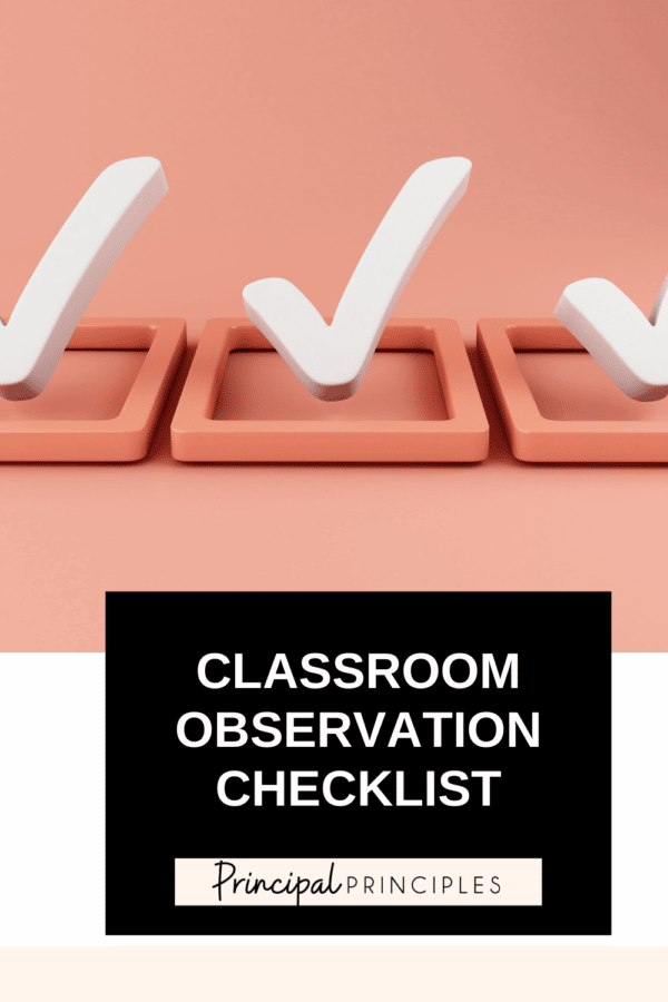 Classroom Observation Checklist-Digital Resources - Stephanie McConnell ...