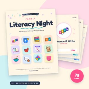 Family Literacy Night Kit for K–3 | 10 Ready-to-Run Reading Stations for a School-Wide Event